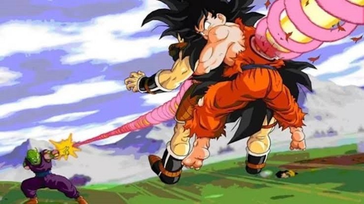 Goku e Radiz morto